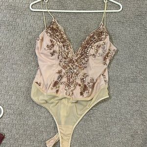 Sequin body suit